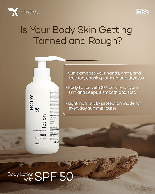 CXE Body Whitening Lotion With SPF50