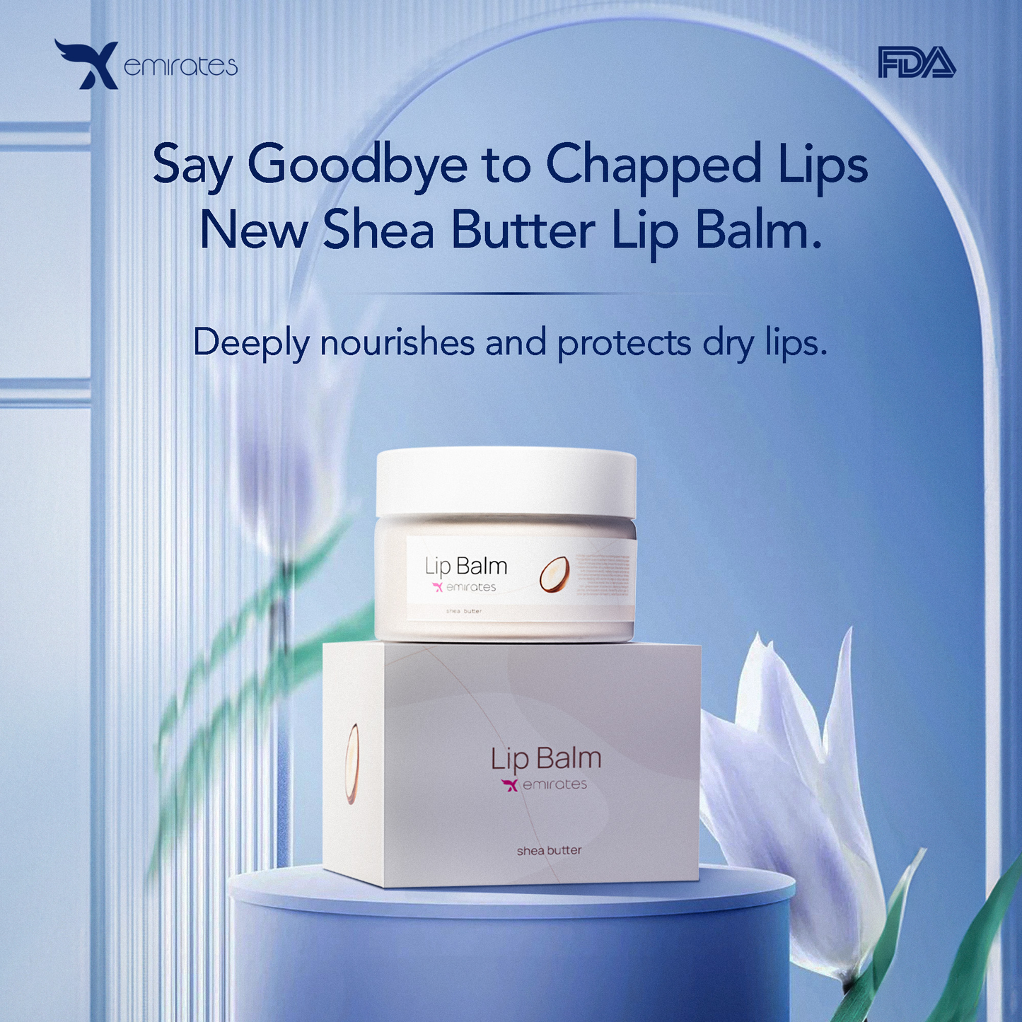 Xemirates Shea Butter Lip Balm