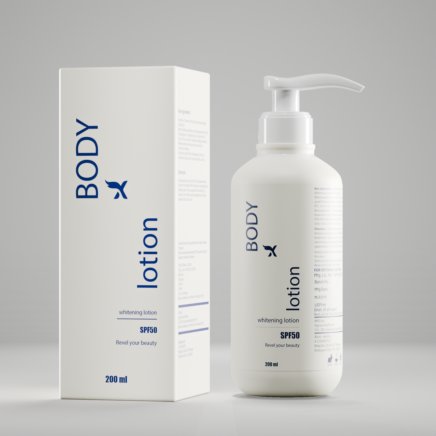 CXE Body Whitening Lotion With SPF50