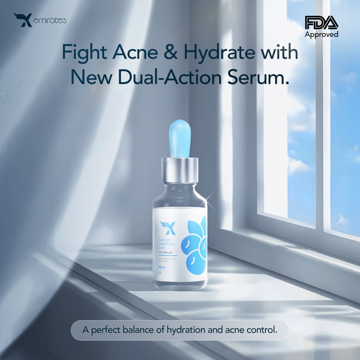 CXE Salicylic + Hyaluronic Acid Face Serum