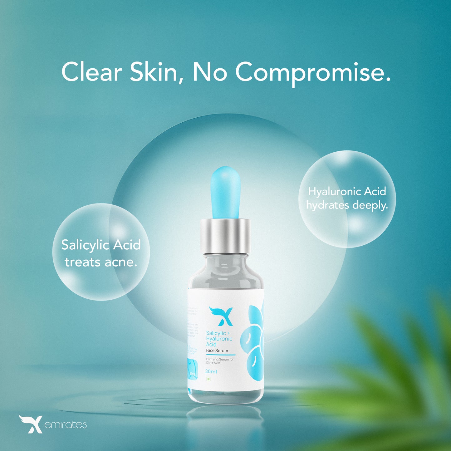 CXE Salicylic + Hyaluronic Acid Face Serum