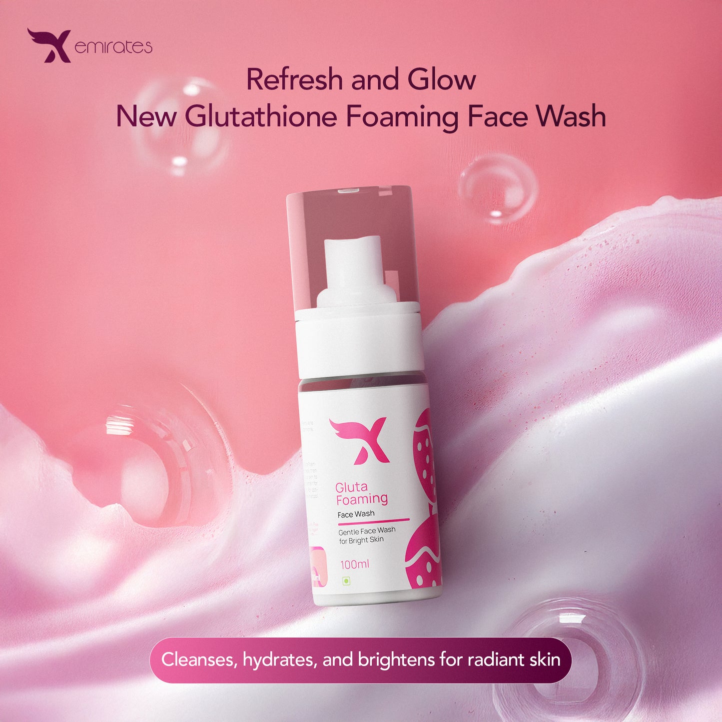 CXE Gluta Foaming FaceWash