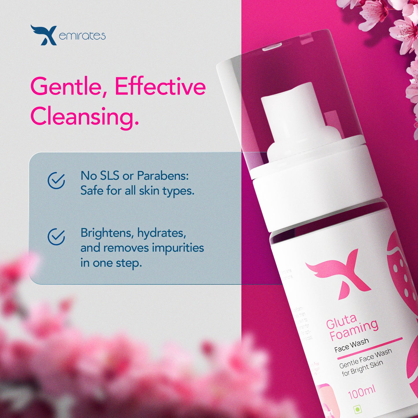 CXE Gluta Foaming FaceWash