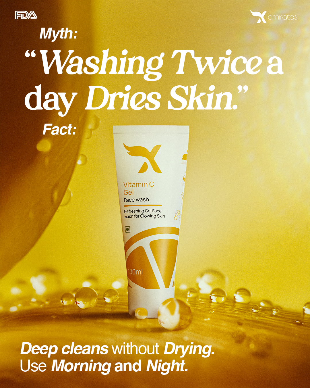 CXE Vitamin C Gel FaceWash