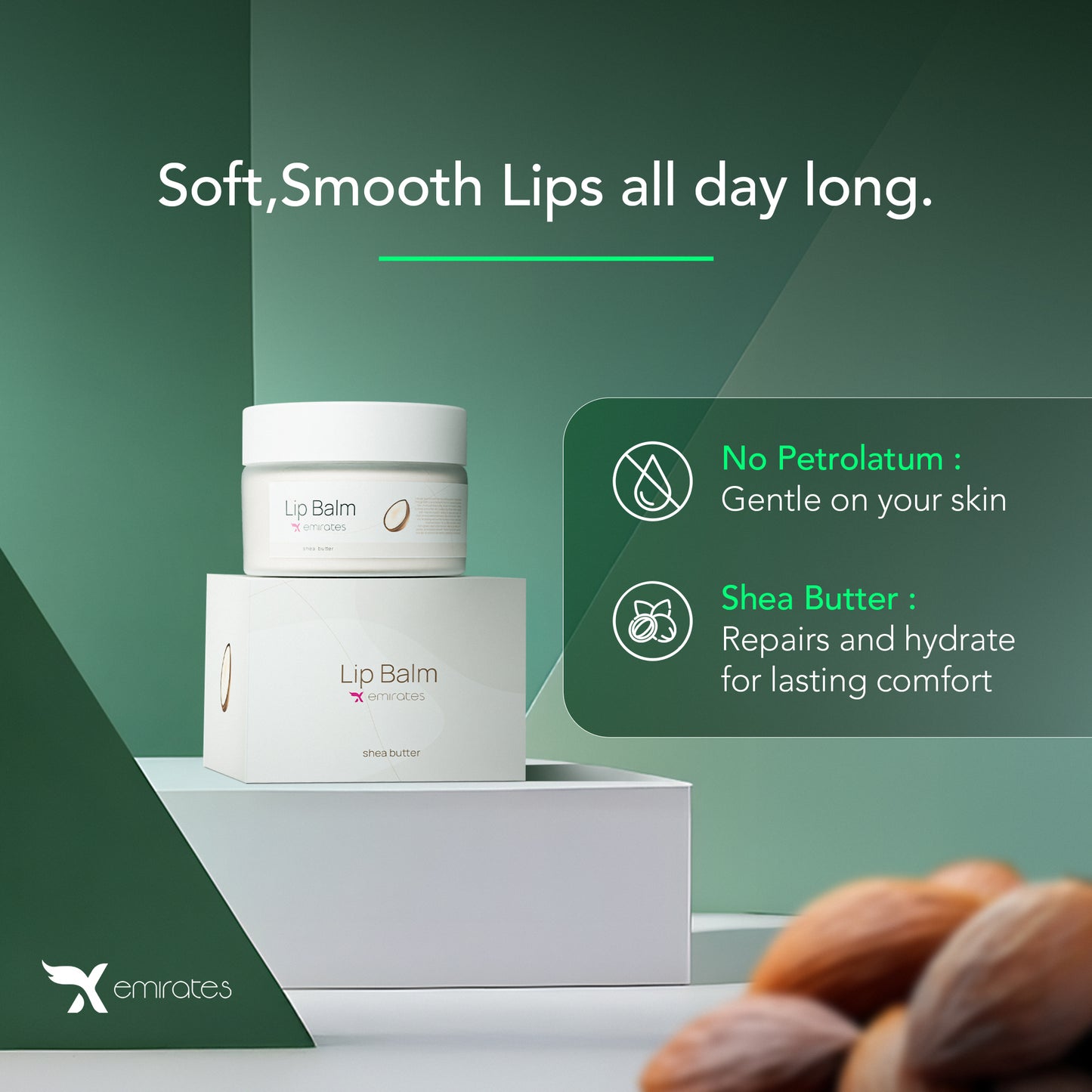 Xemirates Shea Butter Lip Balm