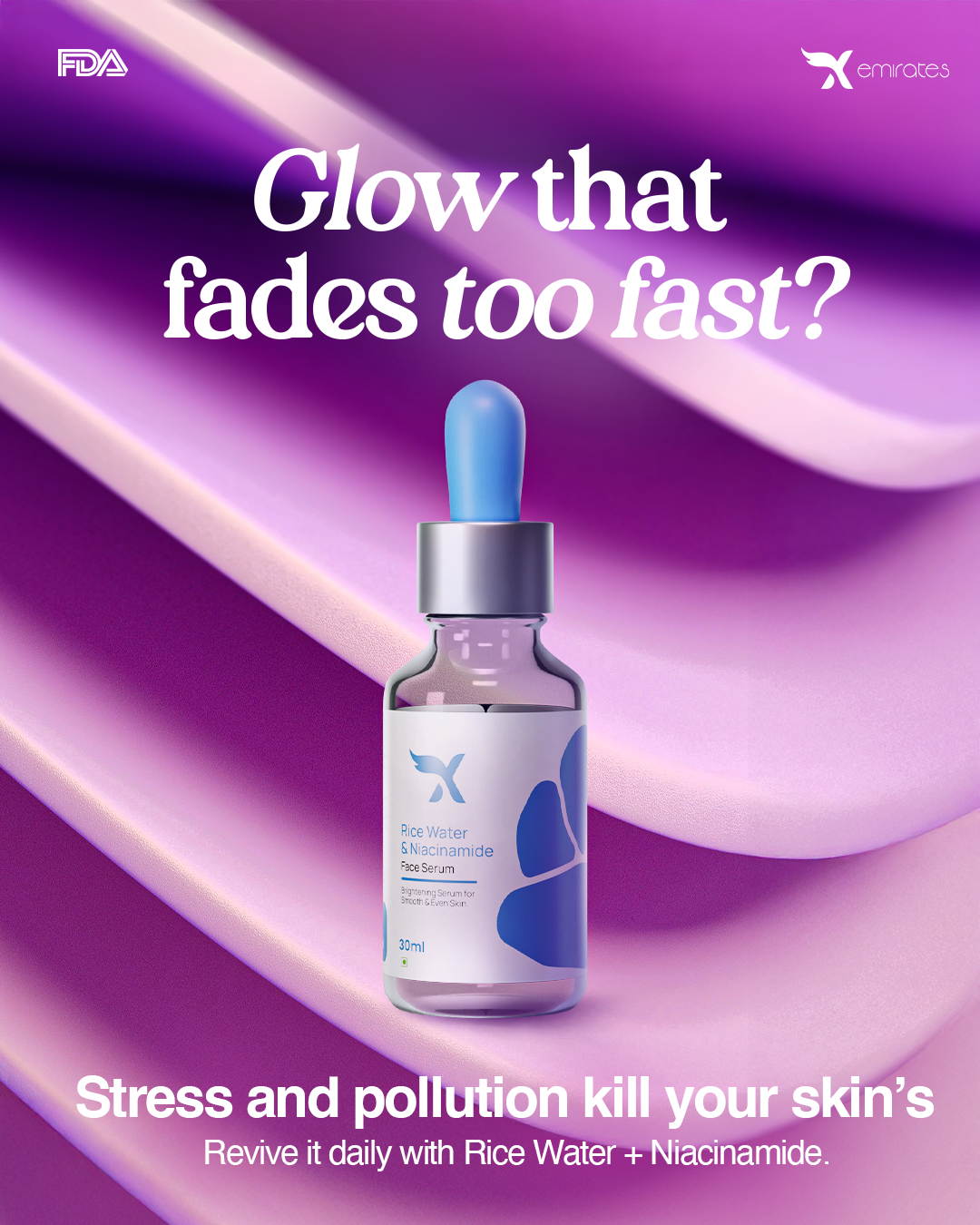 CXE Rice Water + Niacinamide Face Serum