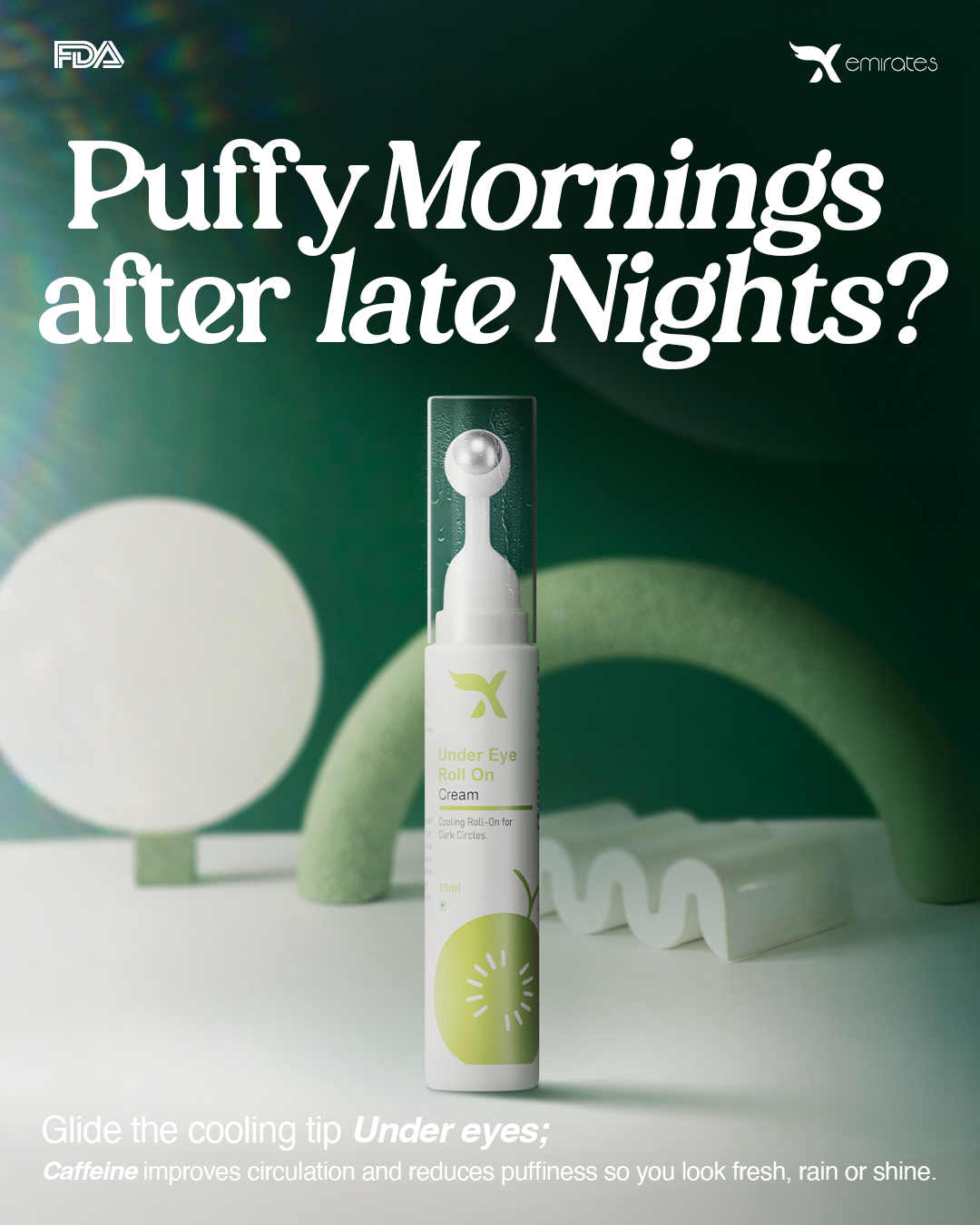 Xemirates Under Eye Roll-On Serum