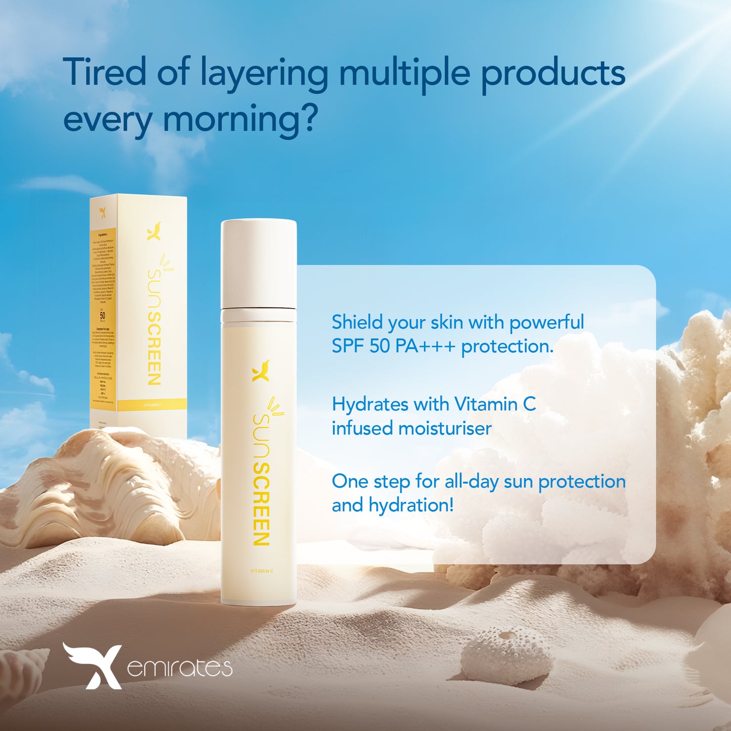 CXE Vitamin C Sunscreen SPF50 | PA +++